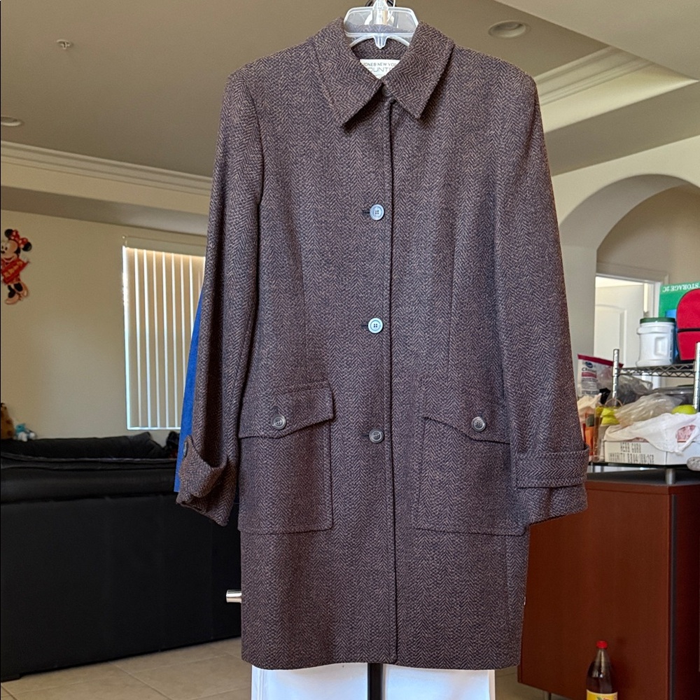 Jones New York Classic Brown Trench Coat